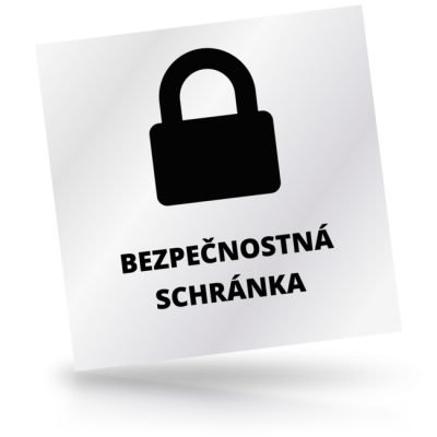 Bezpečnostná schránka - čtvercové označení