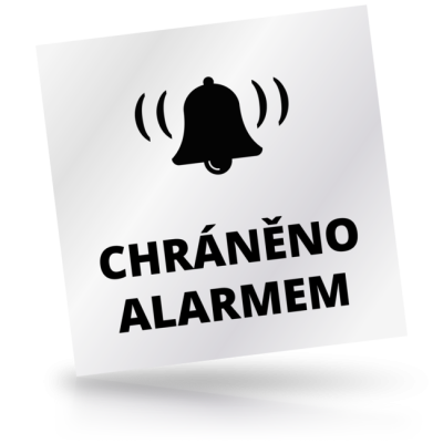 Chráněno alarmem - čtvercové označení