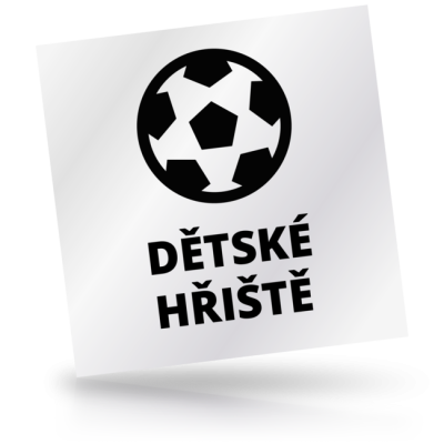 Dětské hřiště - čtvercové označení