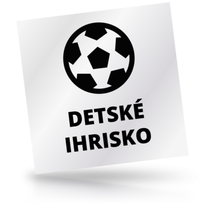 Detské ihrisko - čtvercové označení