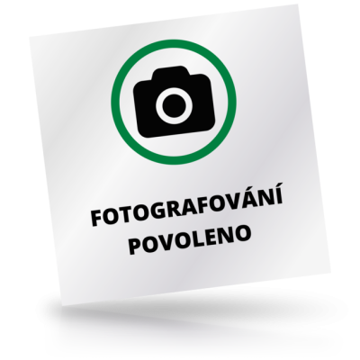 Fotografování povoleno - čtvercové označení