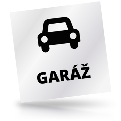 Garáž - čtvercové označení