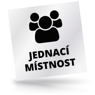 Jednací místnost - čtvercové označení