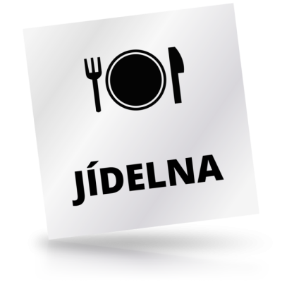Jídelna - čtvercové označení