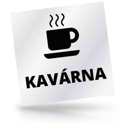 Kavárna - čtvercové označení
