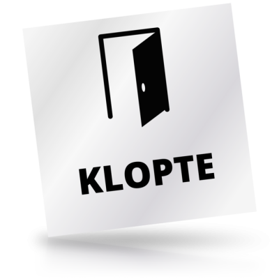 Klopte - čtvercové označení