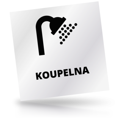 Koupelna - čtvercové označení