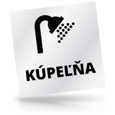 Kúpeľňa - čtvercové označení