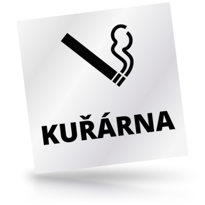 Kuřárna - čtvercové označení