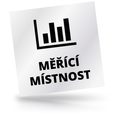 Měřící místnost - čtvercové označení