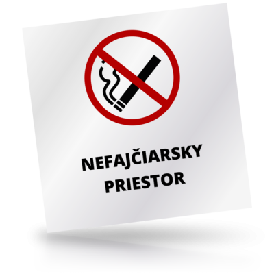 Nefajčiarsky priestor - čtvercové označení