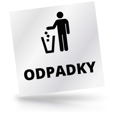Odpadky 01 - čtvercové označení