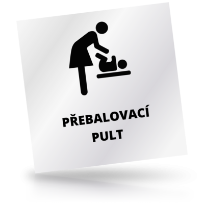 Přebalovací pult - čtvercové označení