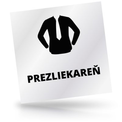 Prezliekareň - čtvercové označení
