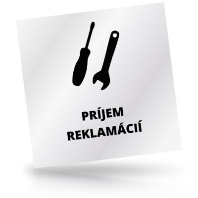 Príjem reklamácií - čtvercové označení