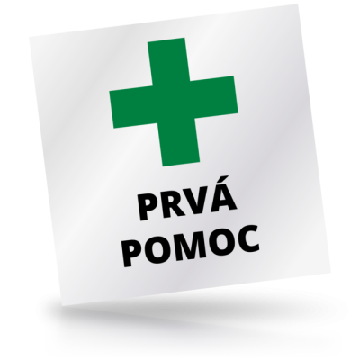 Prvá pomoc - čtvercové označení
