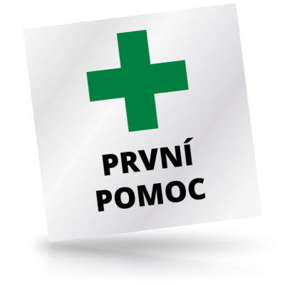 První pomoc - čtvercové označení