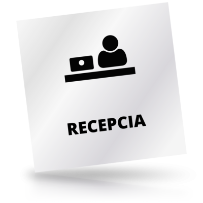 Recepcia - čtvercové označení