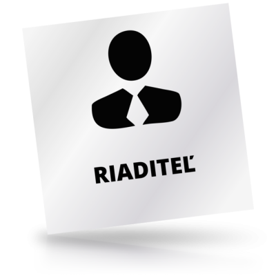 Riaditeľ - čtvercové označení