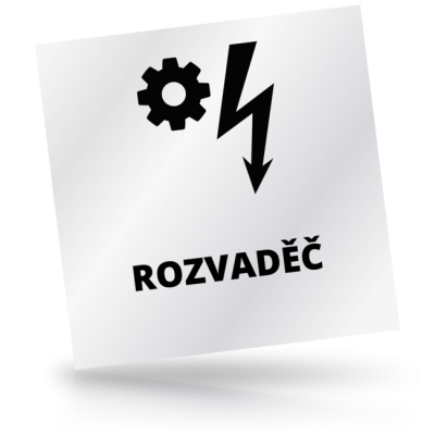 Rozvaděč - čtvercové označení