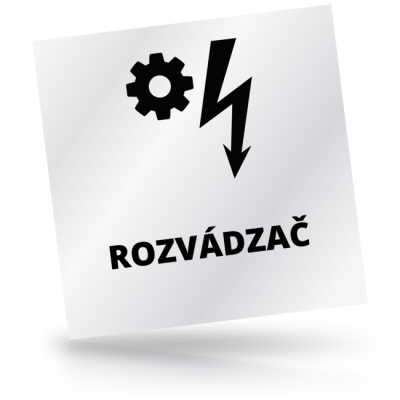Rozvádzač - čtvercové označení
