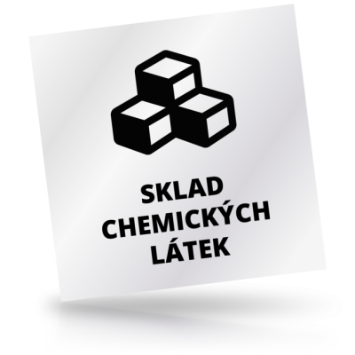 Sklad chemických látek - čtvercové označení