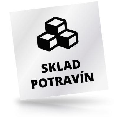 Sklad potravín - čtvercové označení