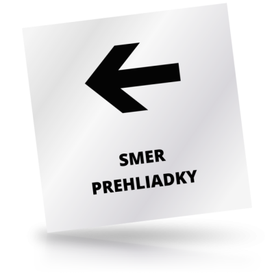 Smer prehliadky 06 - čtvercové označení