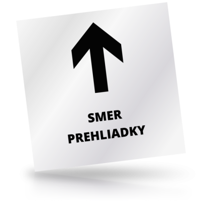 Smer prehliadky 07 - čtvercové označení