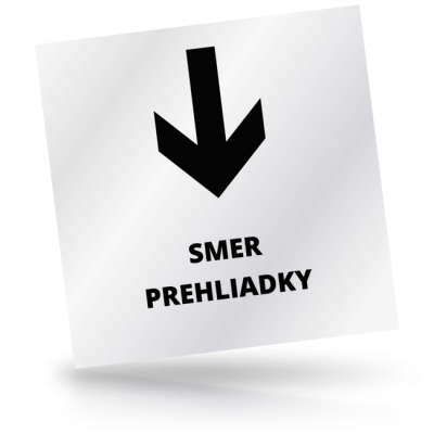 Smer prehliadky 08 - čtvercové označení