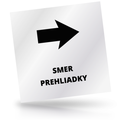 Smer prehliadky 01 - čtvercové označení