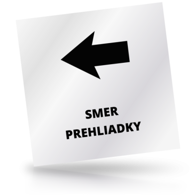 Smer prehliadky 02 - čtvercové označení