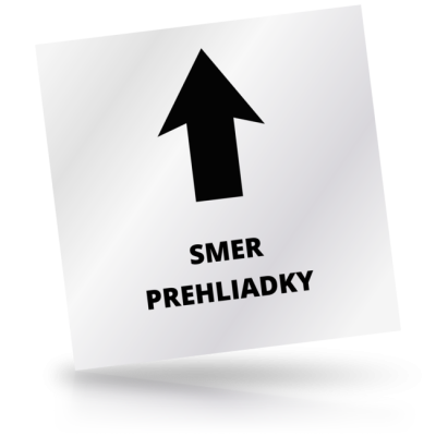 Smer prehliadky 03 - čtvercové označení