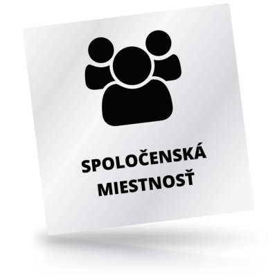 Spoločenská miestnosť - čtvercové označení