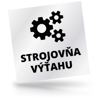 Strojovňa výťahu - čtvercové označení