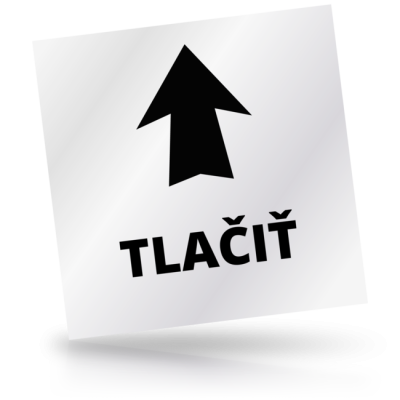 Tlačiť - čtvercové označení