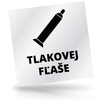 Tlakovej fľaše - čtvercové označení