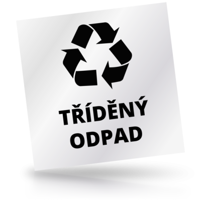 Tříděný odpad 01 - čtvercové označení