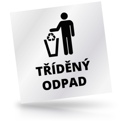 Tříděný odpad 02 - čtvercové označení