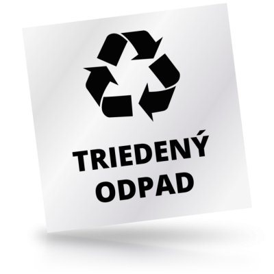Triedený odpad 01 - čtvercové označení