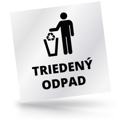 Triedený odpad 02 - čtvercové označení