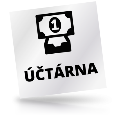 Účtárna - čtvercové označení