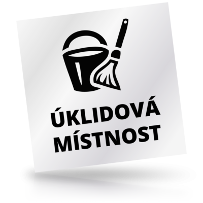 Úklidová místnost - čtvercové označení