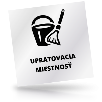 Upratovacia miestnosť - čtvercové označení