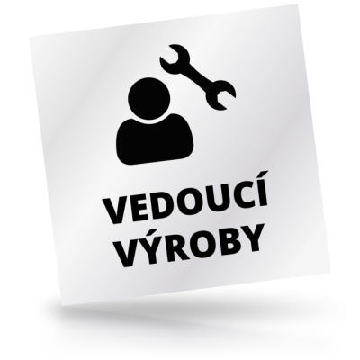 Vedoucí výroby - čtvercové označení