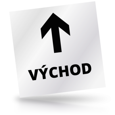 Východ 07 - čtvercové označení