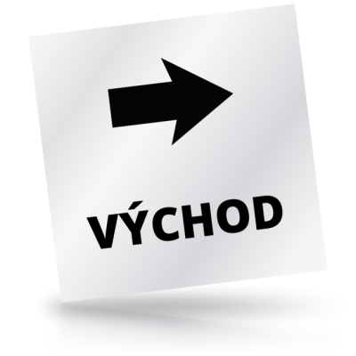 Východ 01 - čtvercové označení