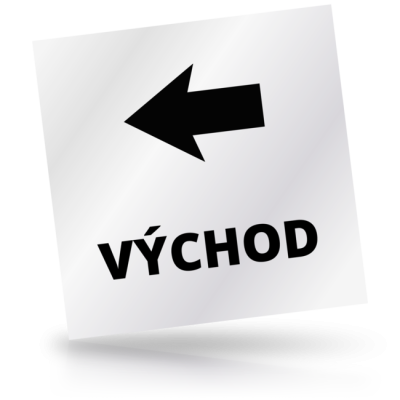 Východ 02 - čtvercové označení