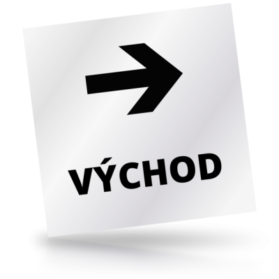 Východ 05 - čtvercové označení