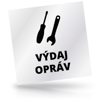 Výdaj opráv - čtvercové označení
